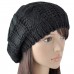Winter  Ladies Knit Hat Crochet Beret Braided Baggy Beanie Warm Ski Cap  eb-82580355